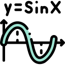 Icono de seno Trigonométrico