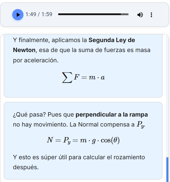 Ilustración de la tecnología PodQuest de AulaQuest, combinando audio y texto.
