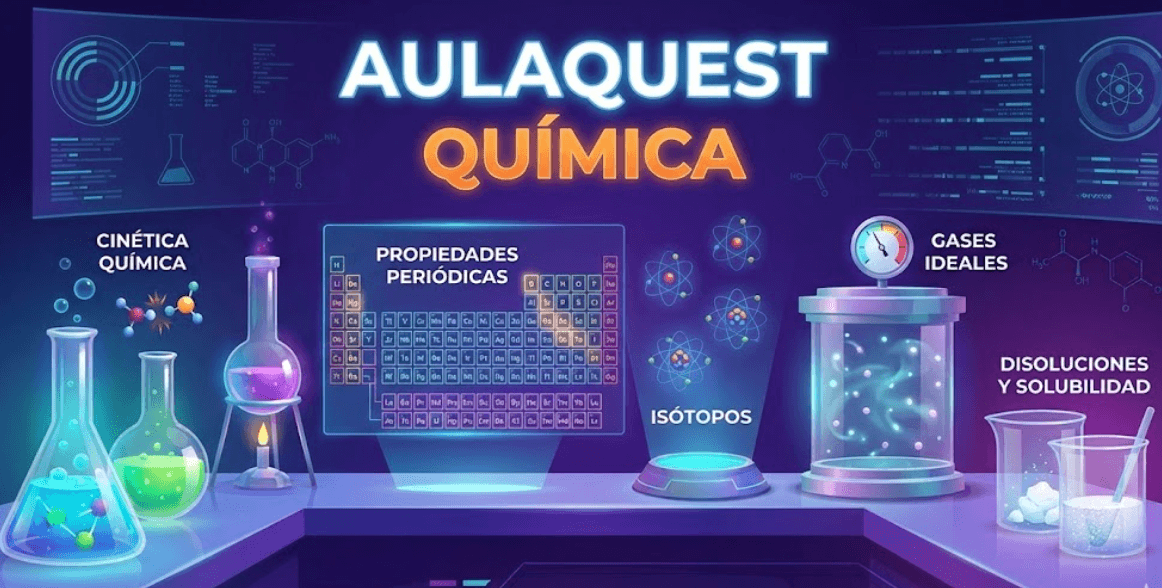 Laboratorios virtuales de quimica de Aulaquest