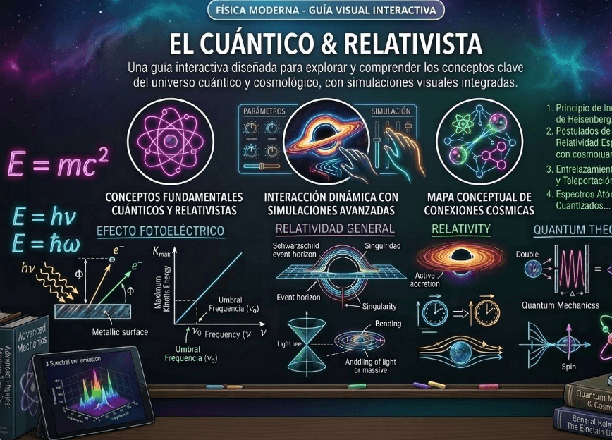 Laboratorios virtuales de física moderna de Aulaquest