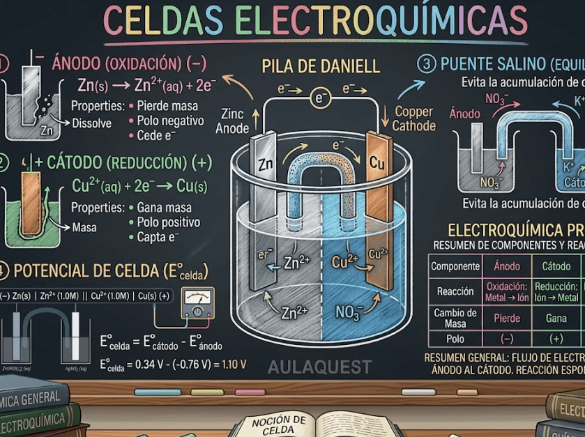 Laboratorios virtuales de Electroquímica en Aulaquest