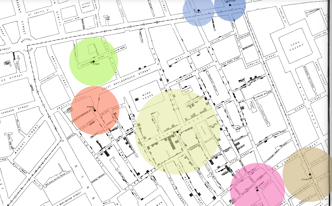 Voronoi Singularidades Cólera